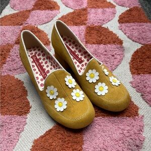 B.A.I.T. Yellow Floral Women's Loafers